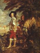 DYCK, Sir Anthony Van, Charles I: King of England at the Hunt drh